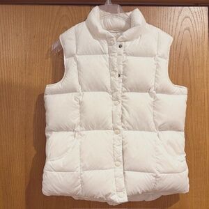 Covington White Down Vest, Large